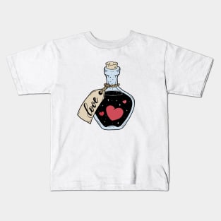 Love in a bottle Kids T-Shirt